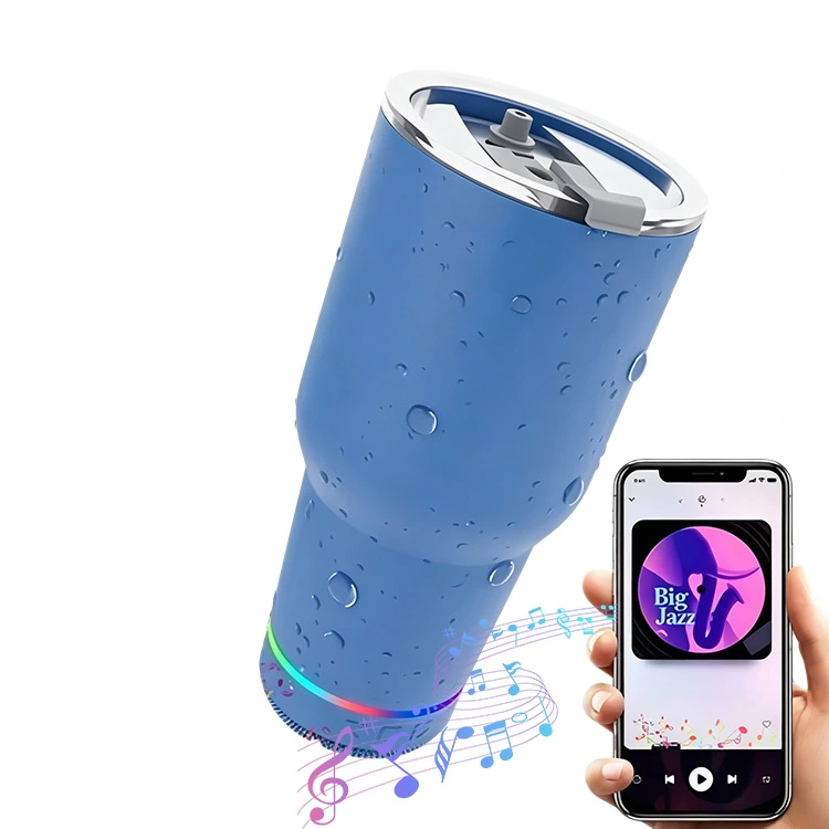 Бутылка для воды с Bluetooth-динамиком
